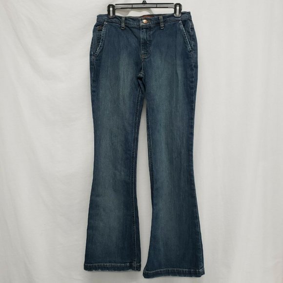 Bella Elemento Distressed Look Jeans Women Size 8 - Picture 3 of 8